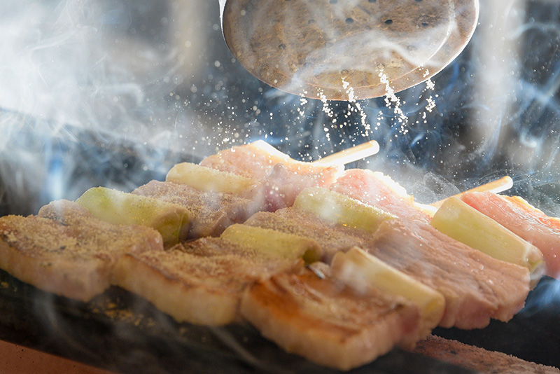 やきとり「鳥精肉　塩」